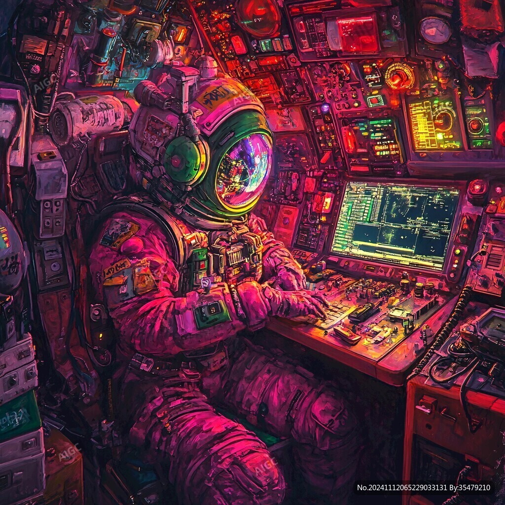 科幻题材插画