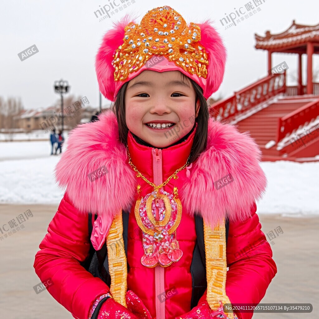 鄂温克族女孩