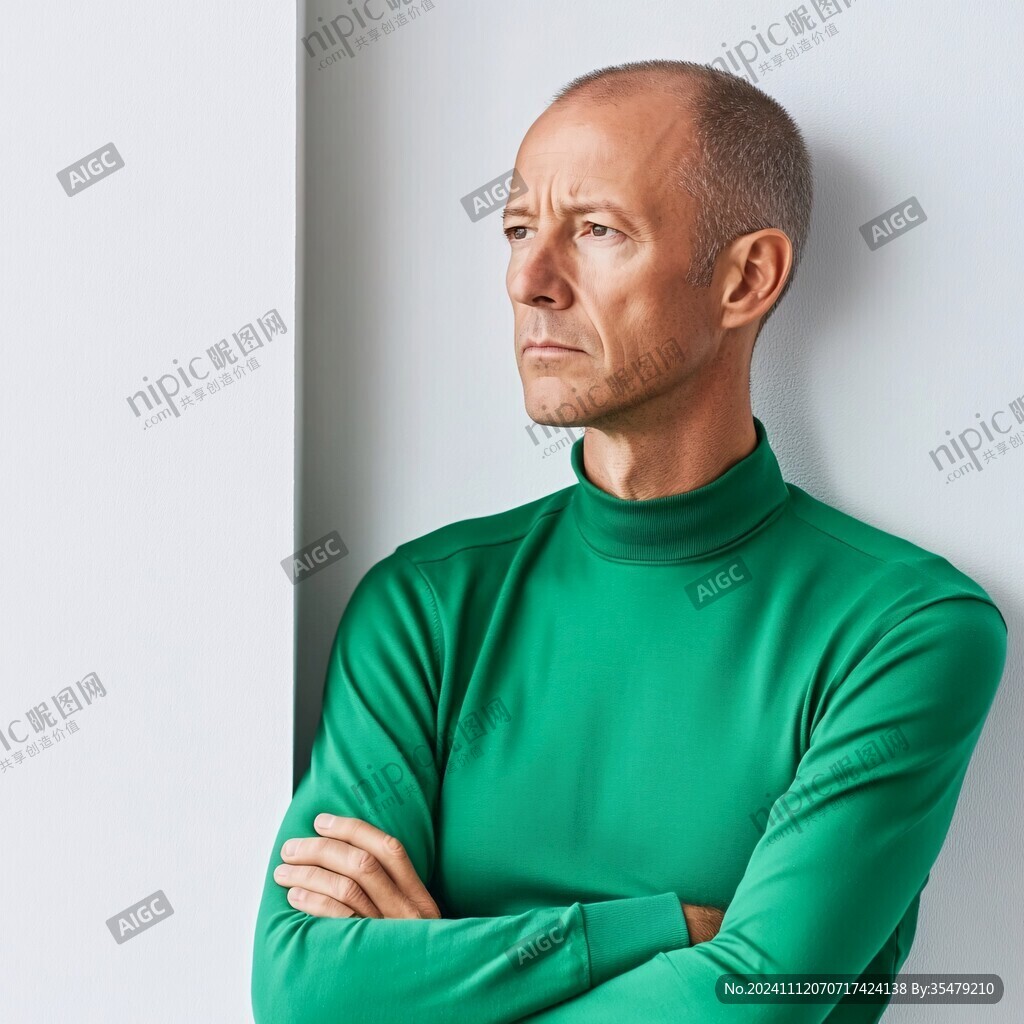 中年男人在室内