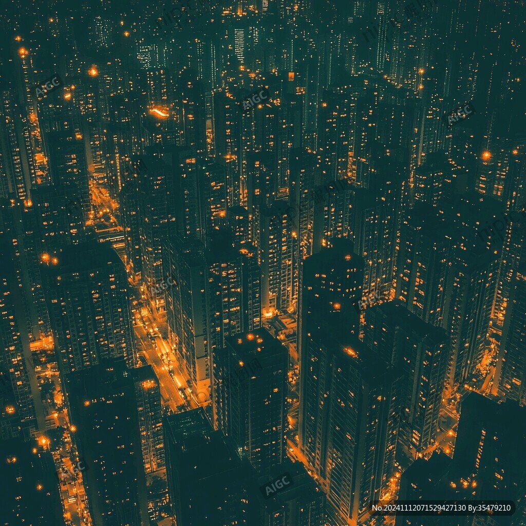 金色城市星空宇宙