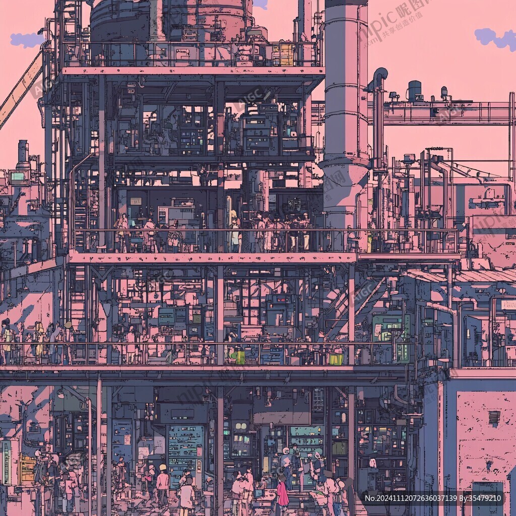 工厂素材插画