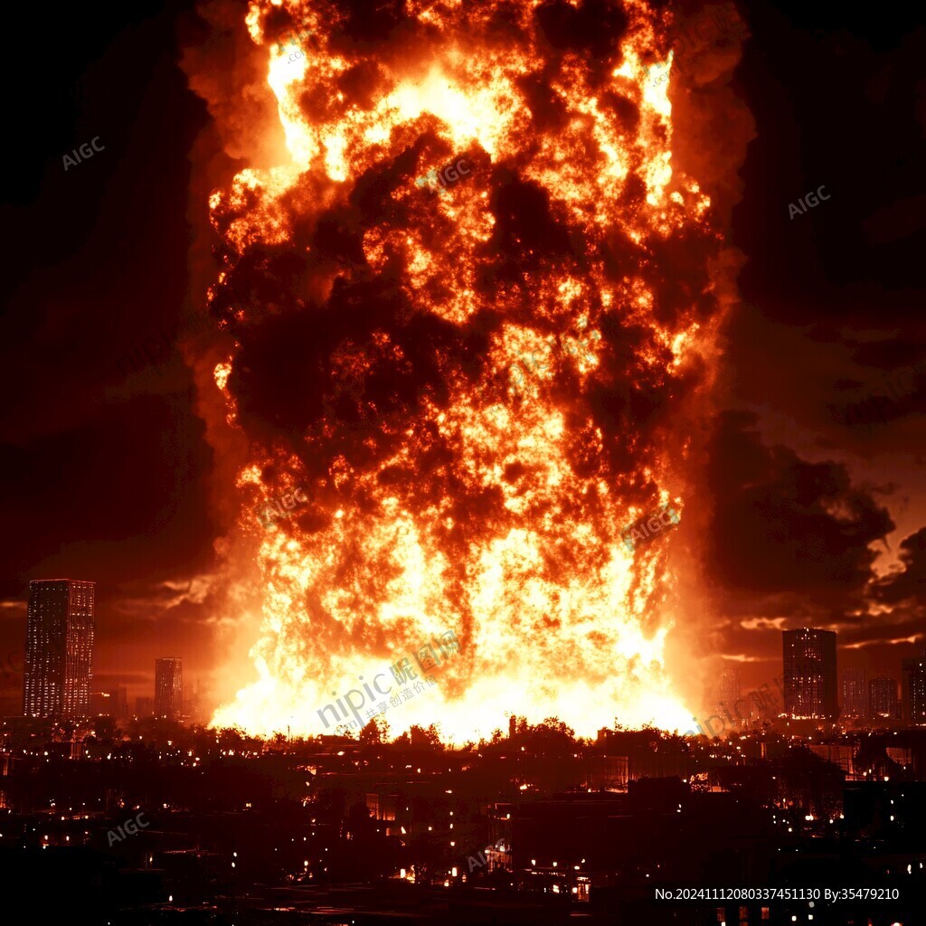爆炸瞬间