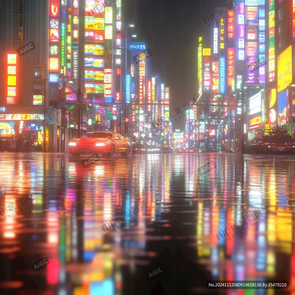 夜景梅雨季