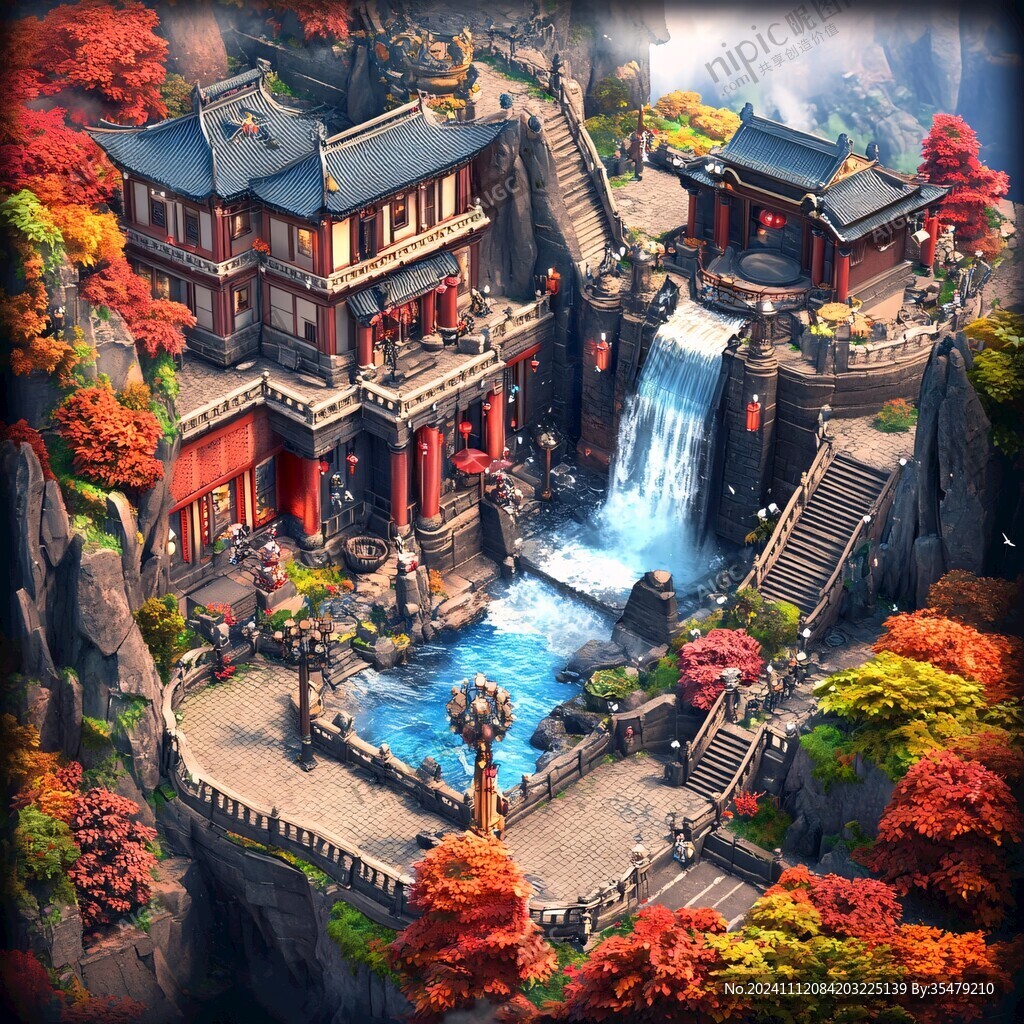 3dmax游戏场景
