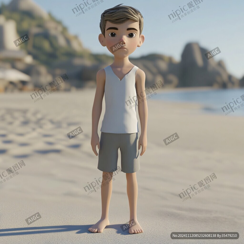 q版黎族男孩