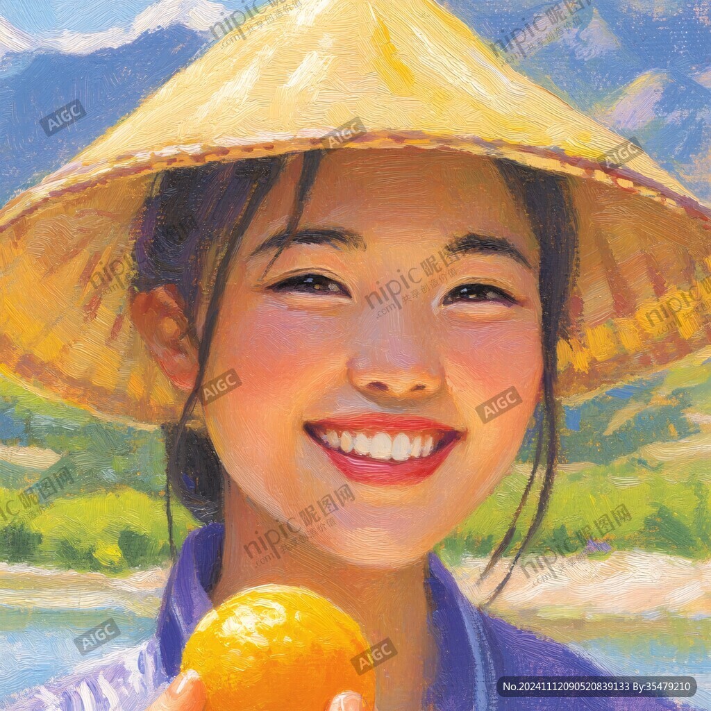 黄桃农家女孩