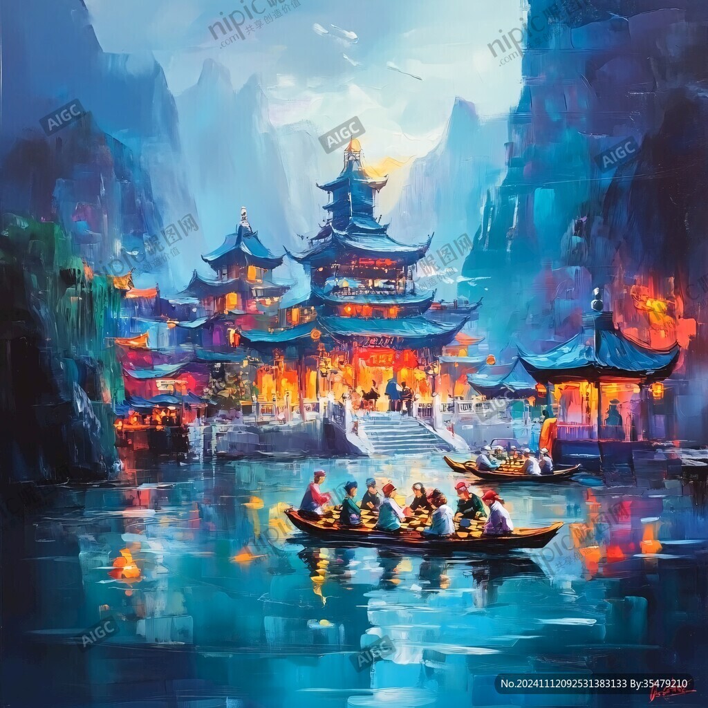 横店插画