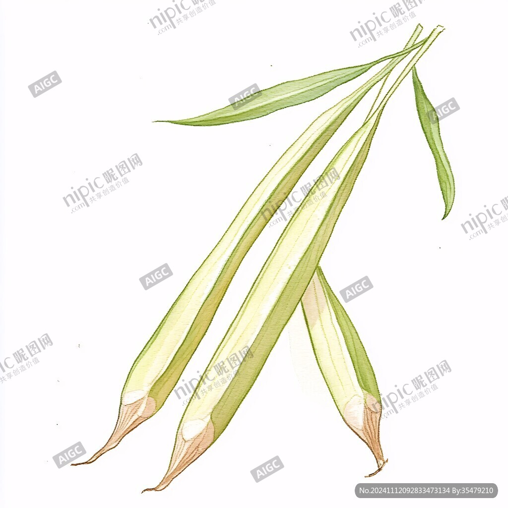 茭白插画