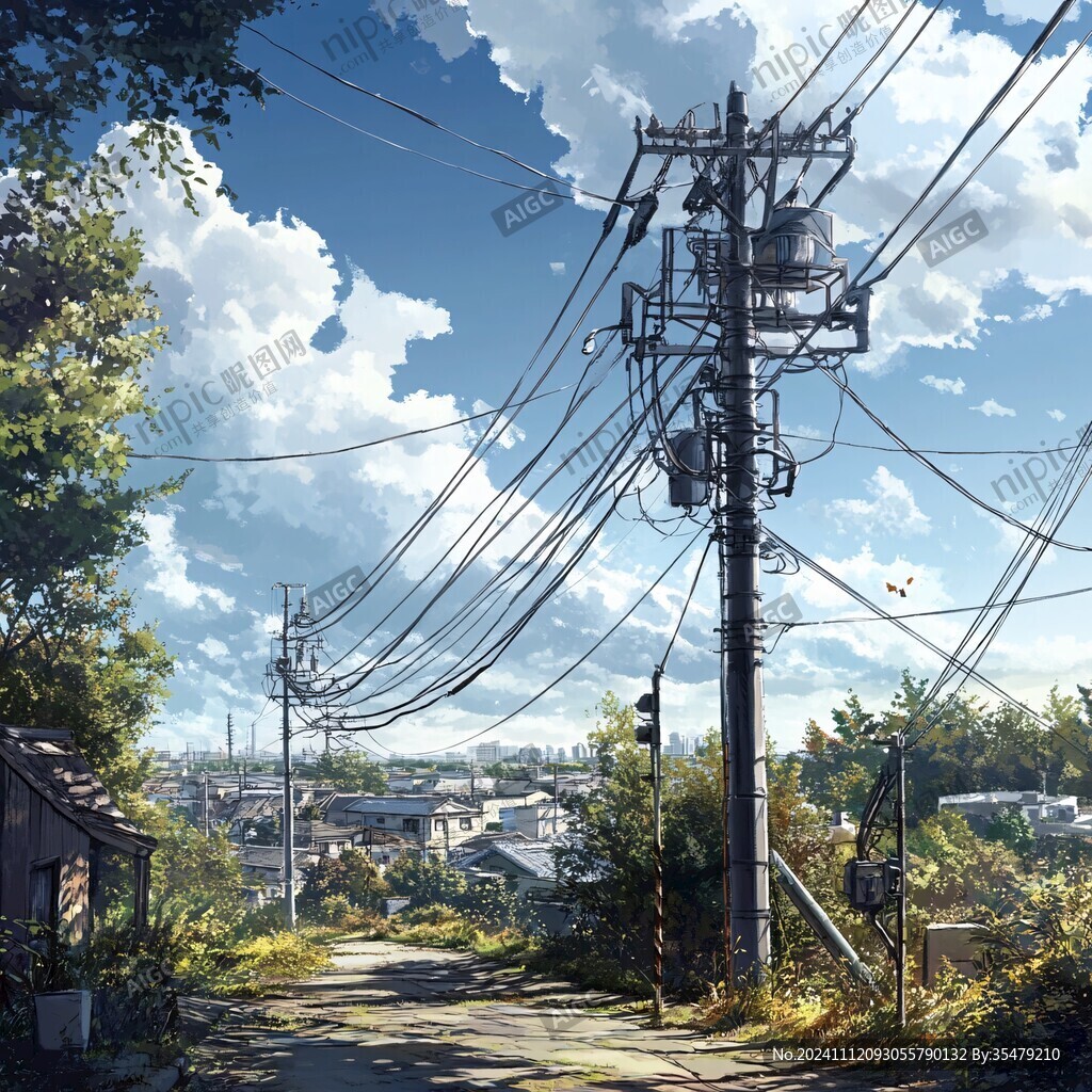 动漫场景插画