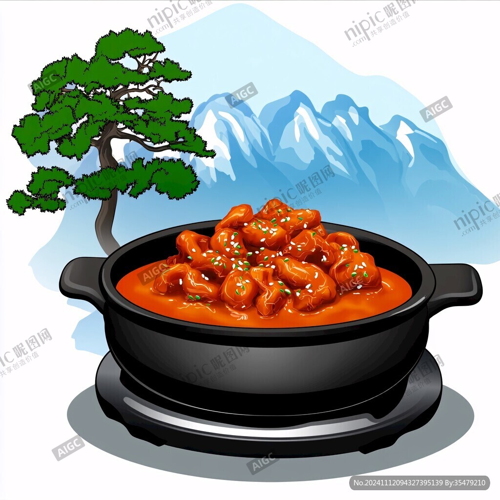 纳豆插画