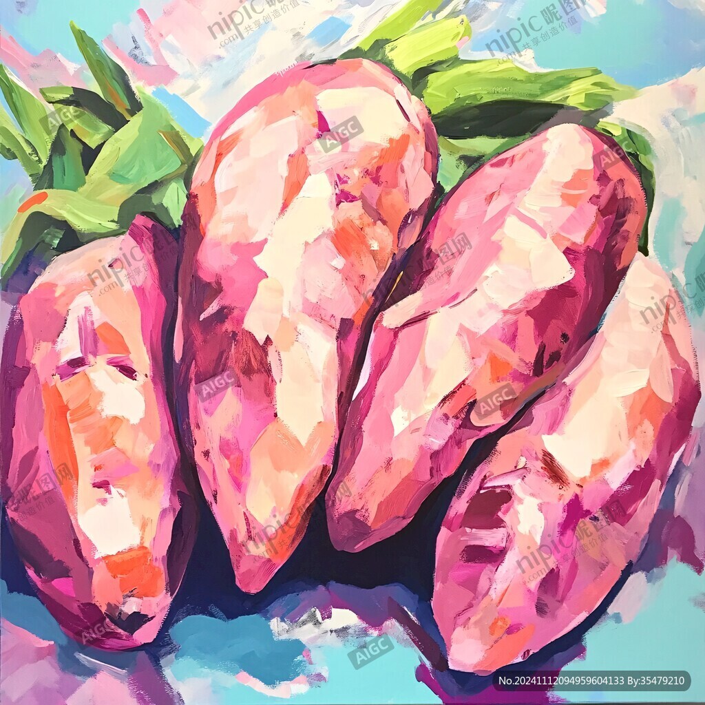 紫薯装饰画