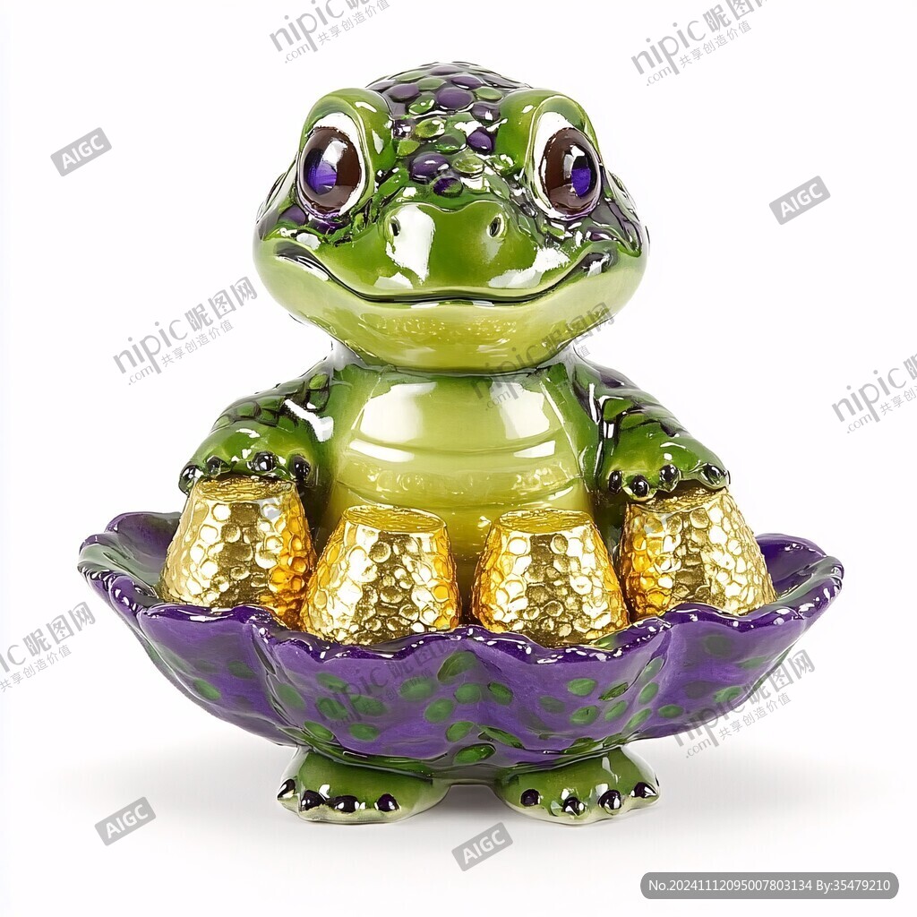 瓷器青蛙工艺品