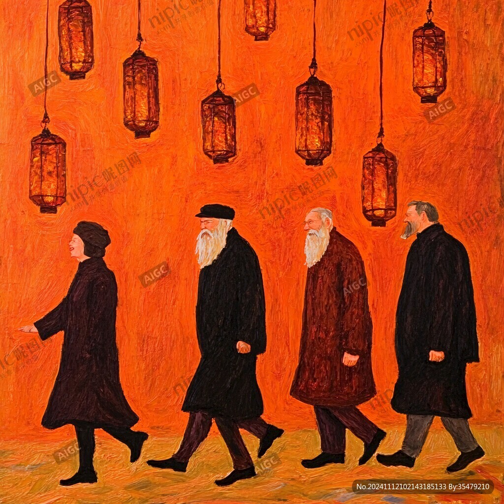 汗巴扎插画