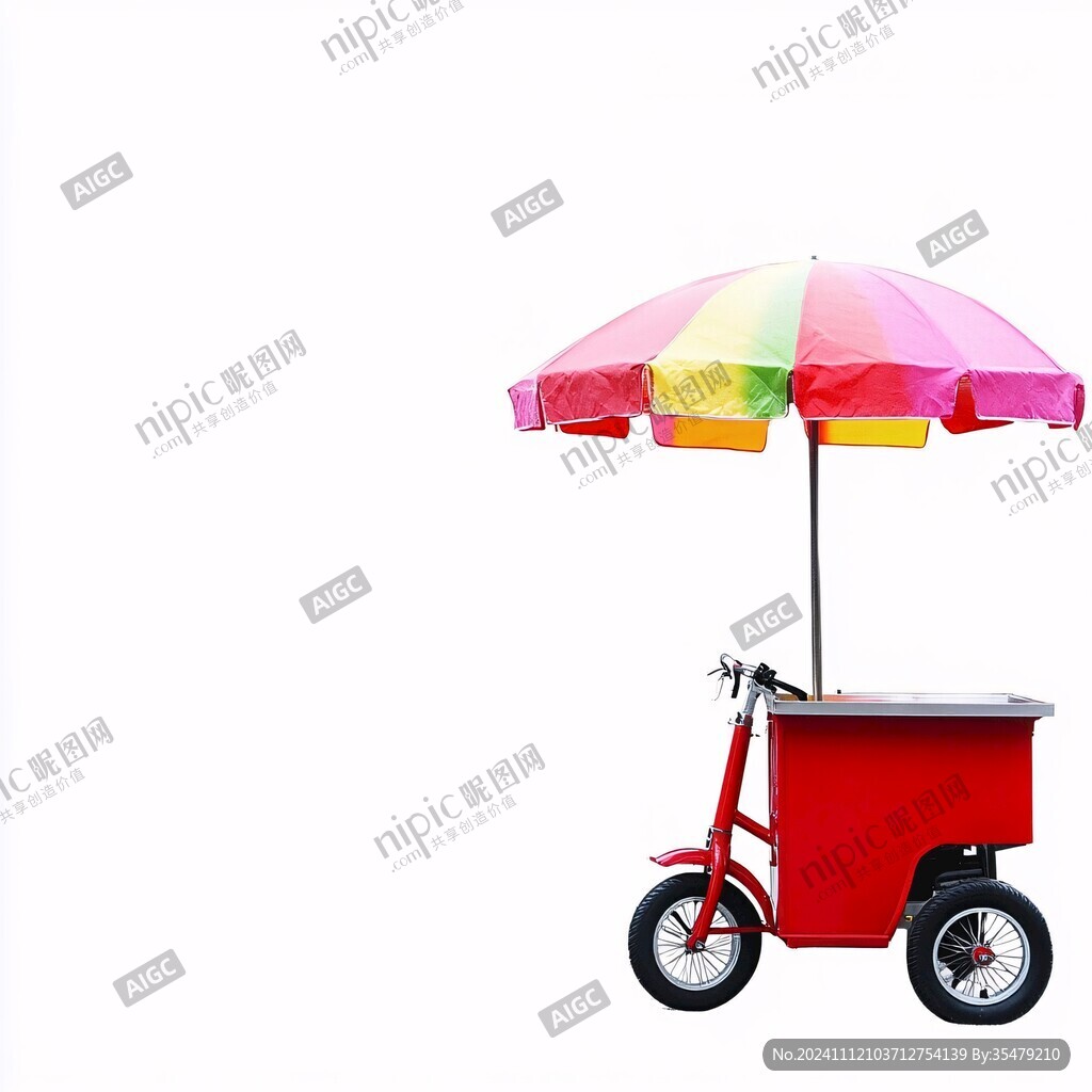彩色三轮车