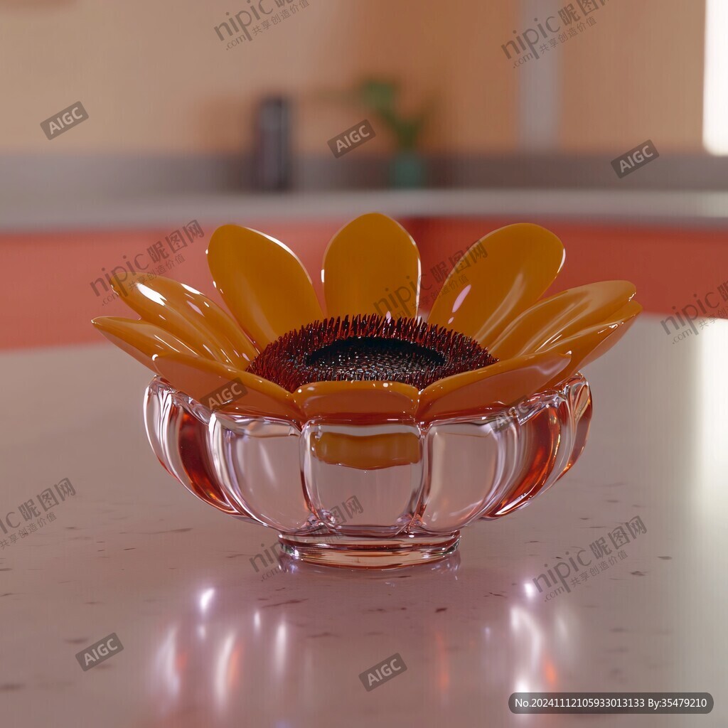 伊朗花玻璃碗