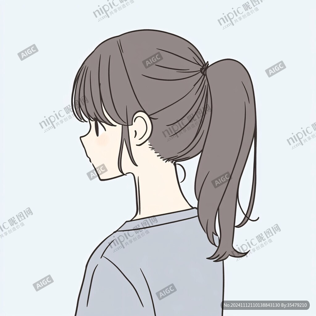 少女侧脸
