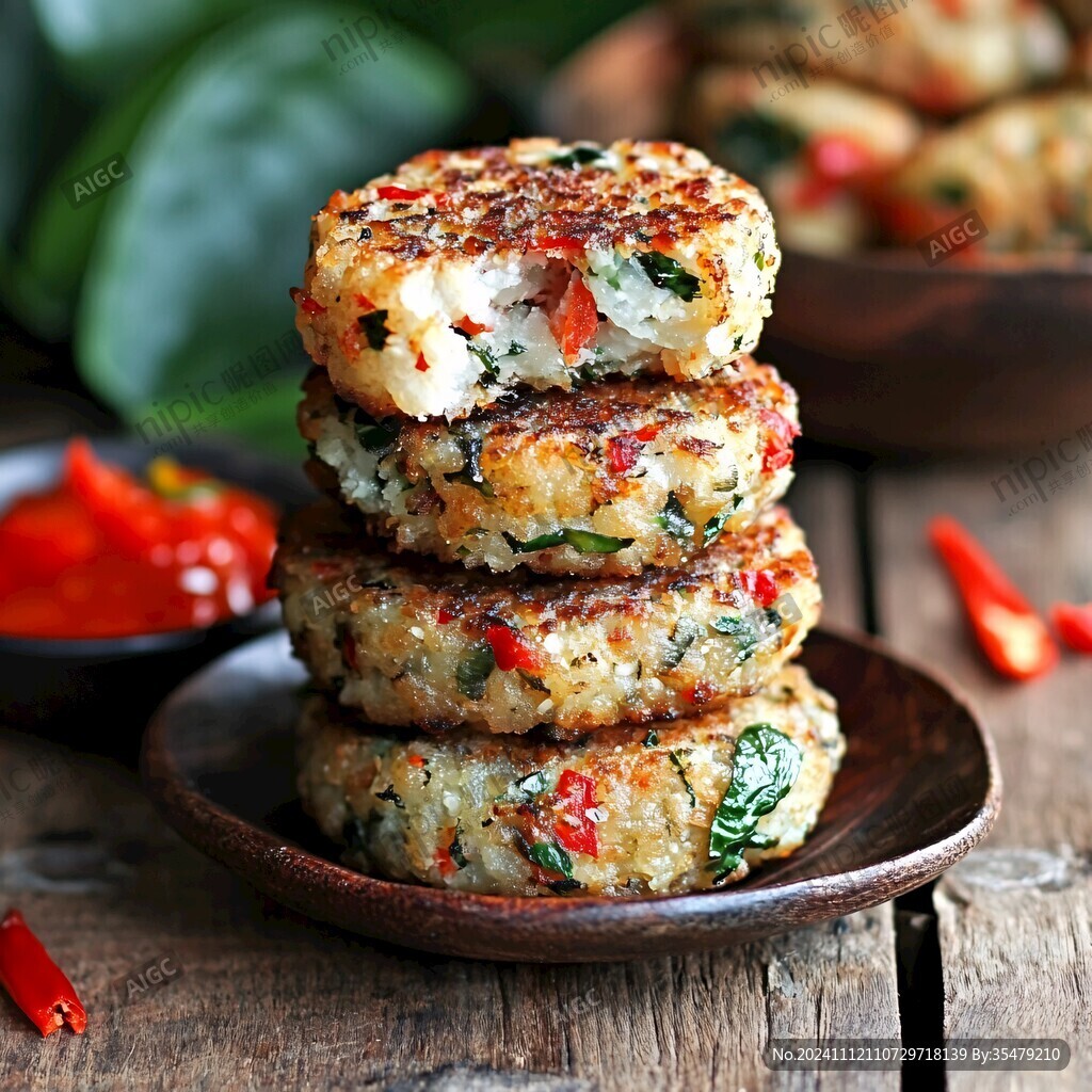 蔬菜饼子
