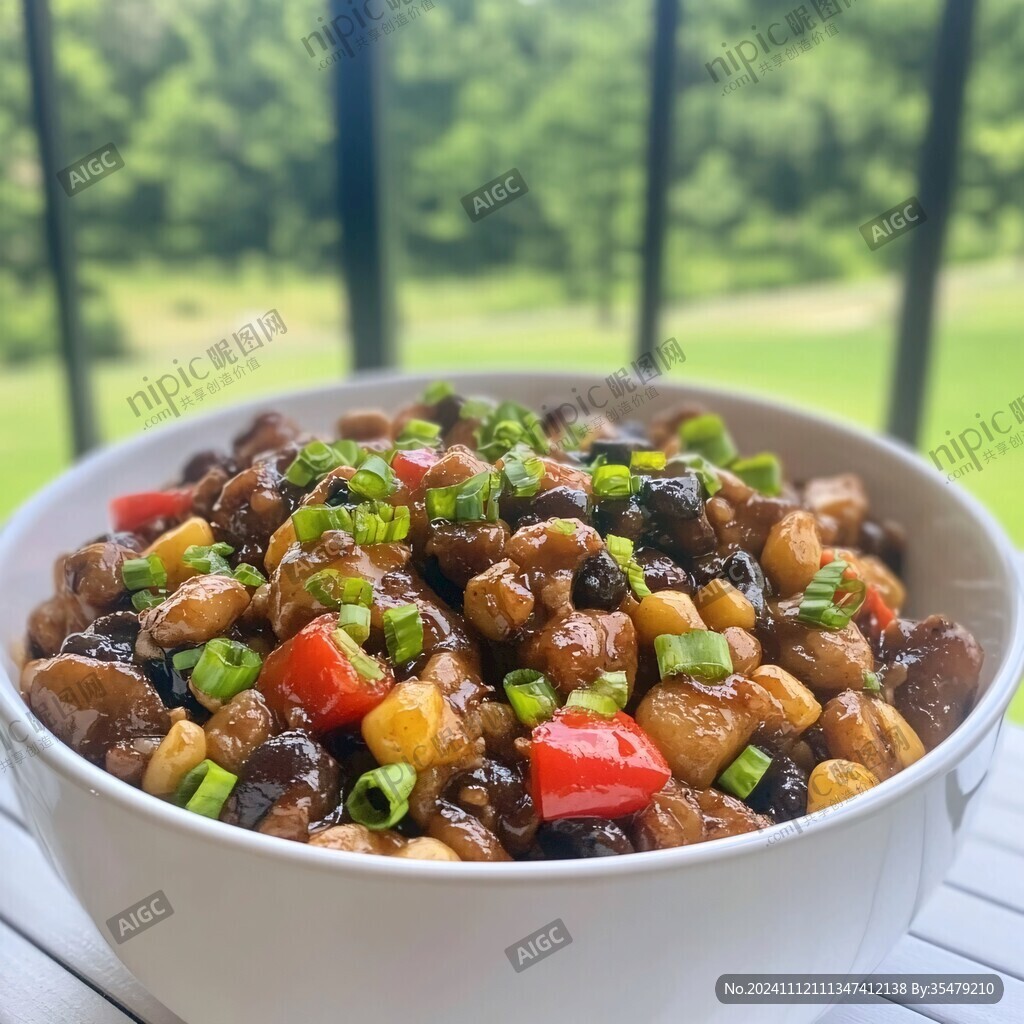 豆豉鸡丁