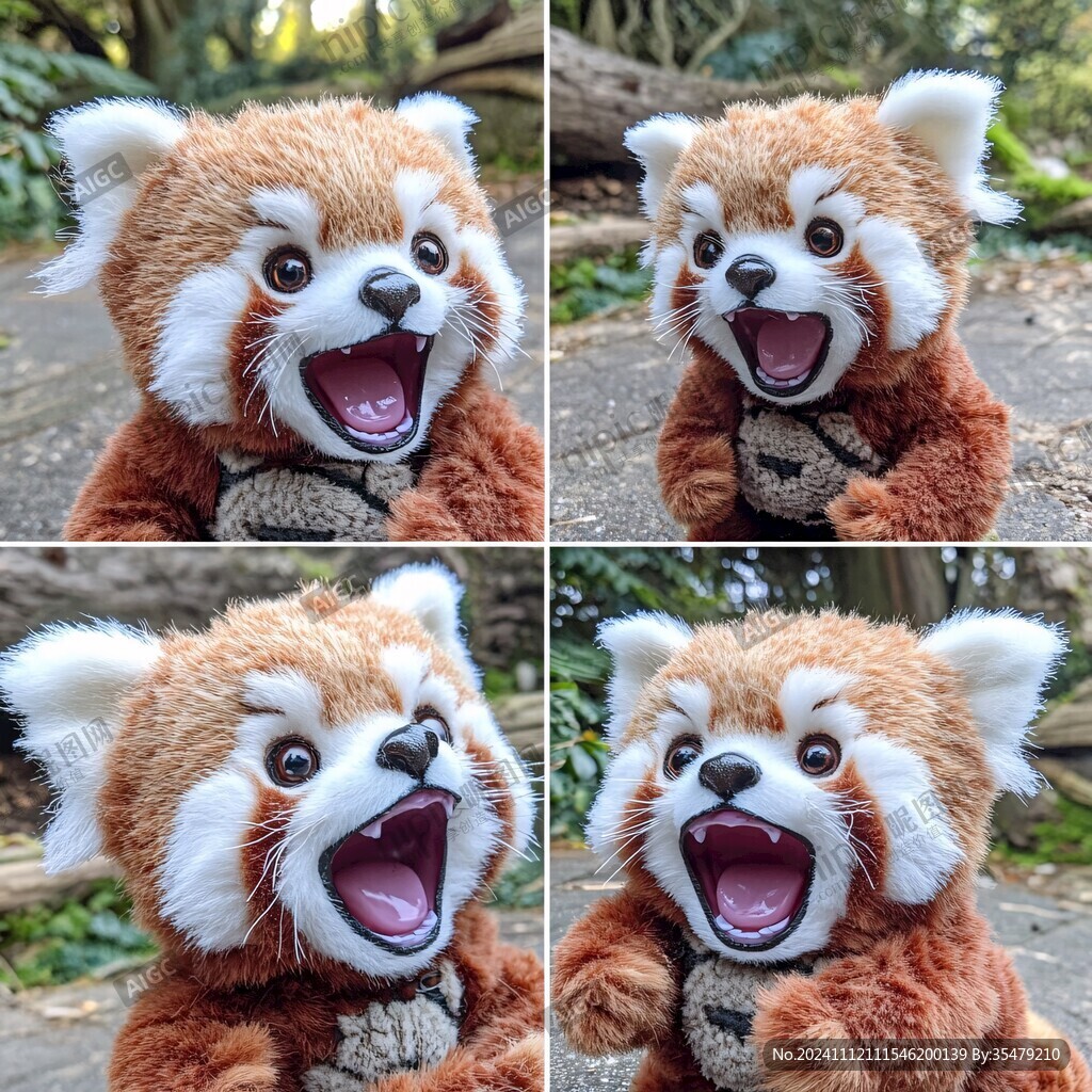 毛绒绒的小熊猫