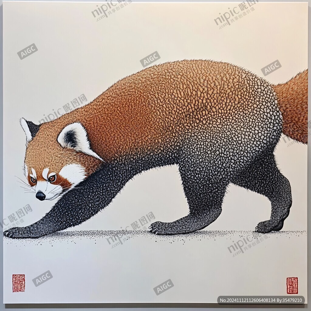 立体点阵画