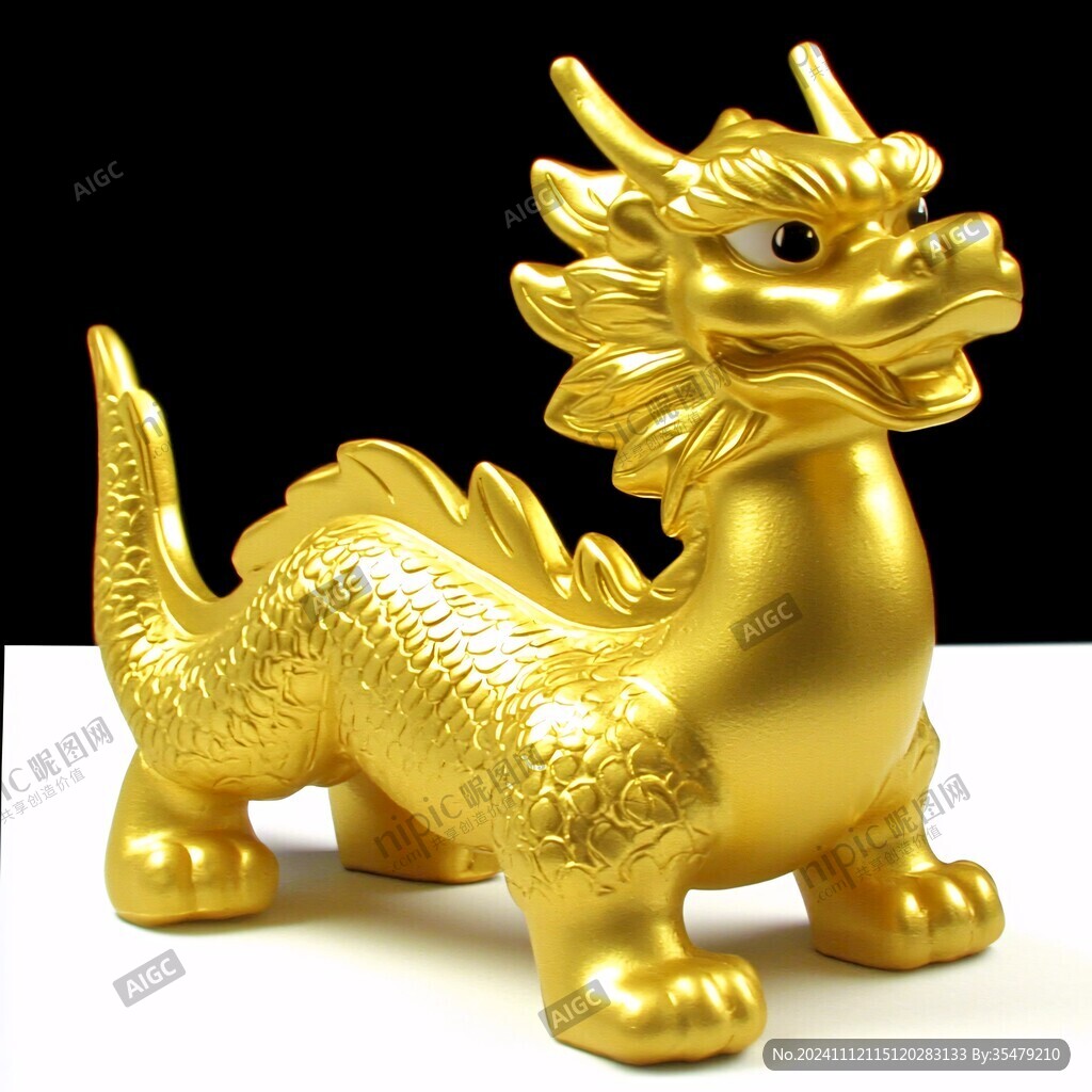 黄金龙摆件