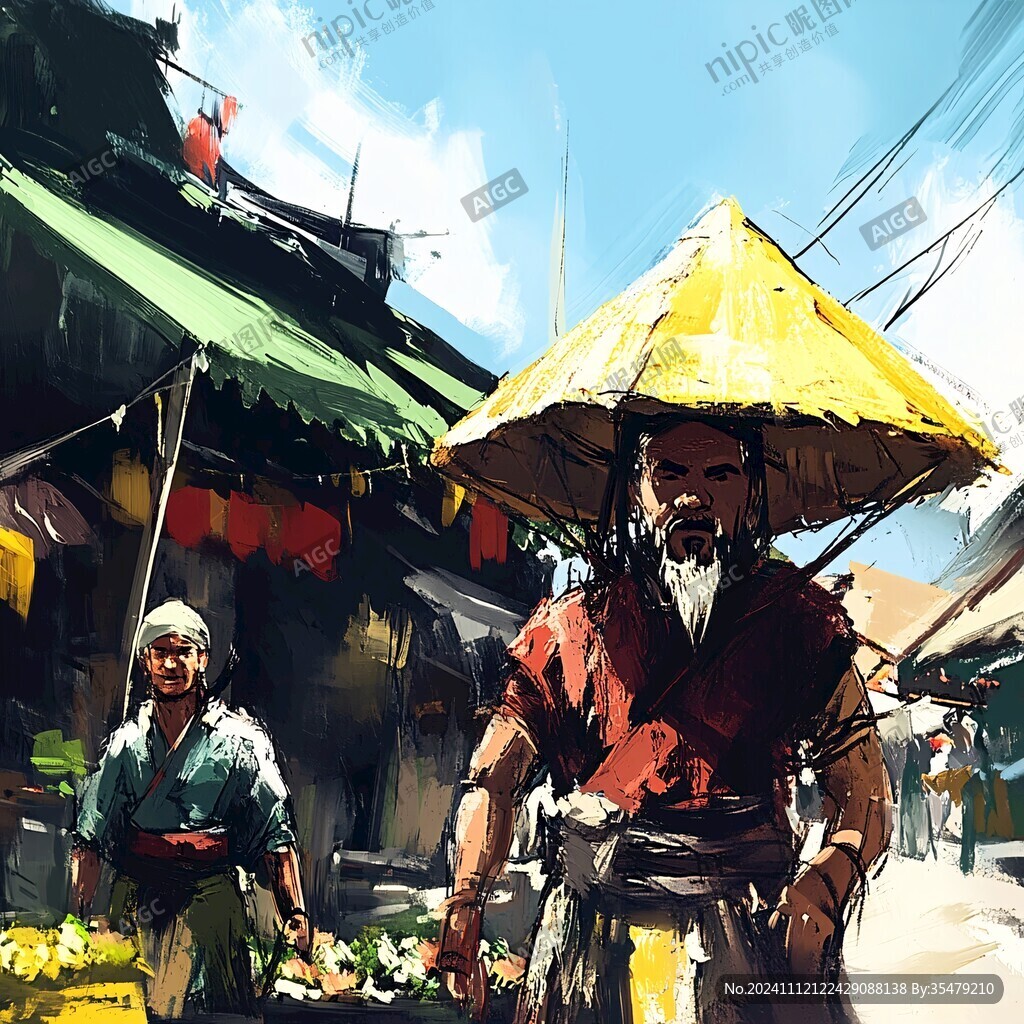 横店插画