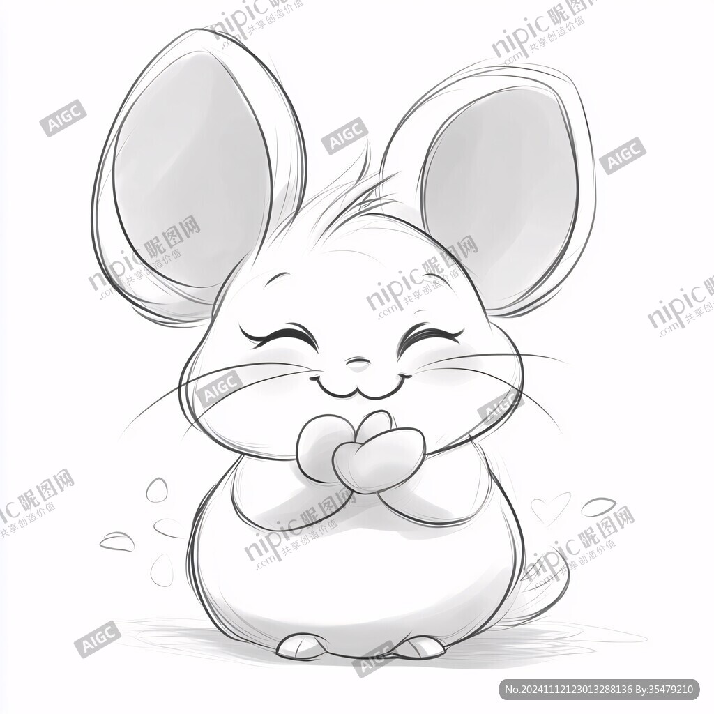 小兔临摹