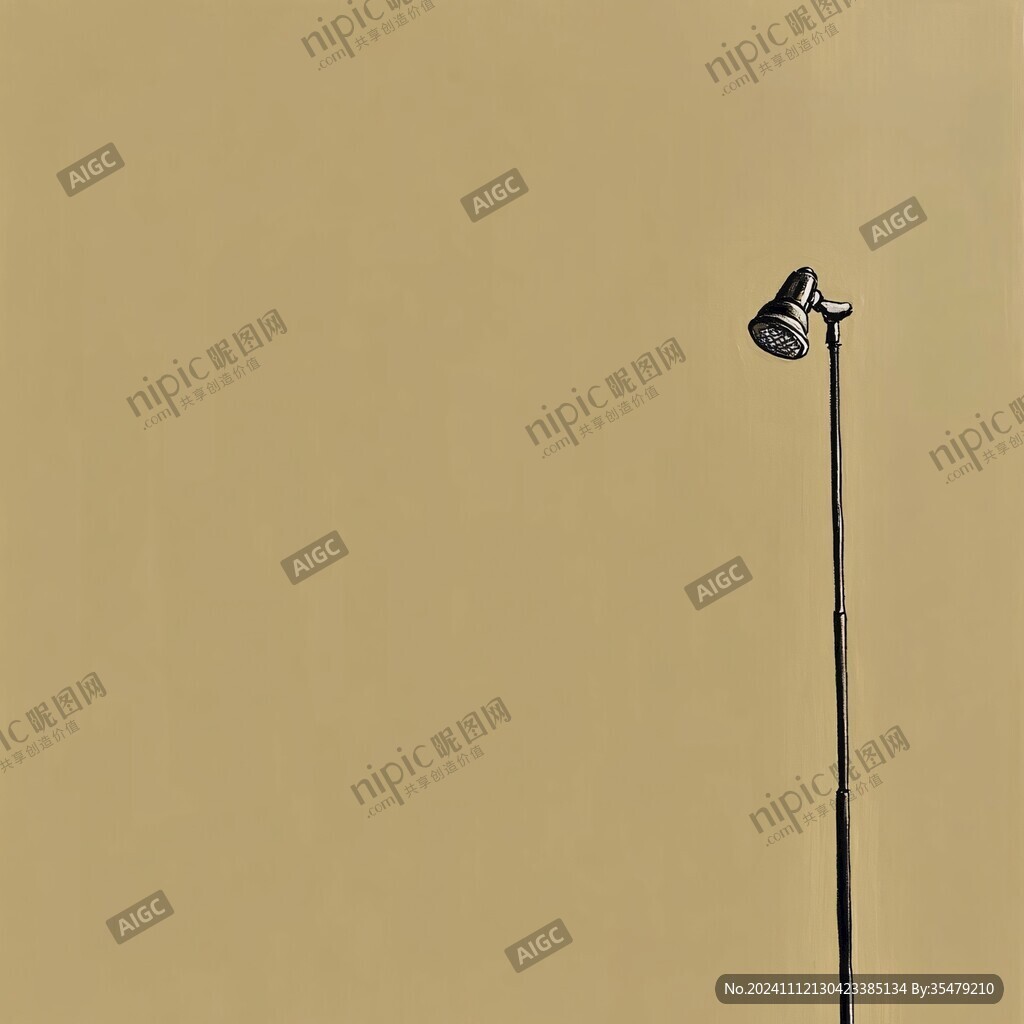 路灯上的鸟