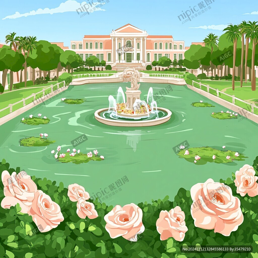 花池喷泉