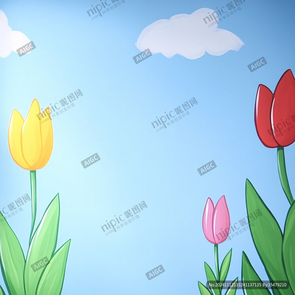 卡通花朵壁纸