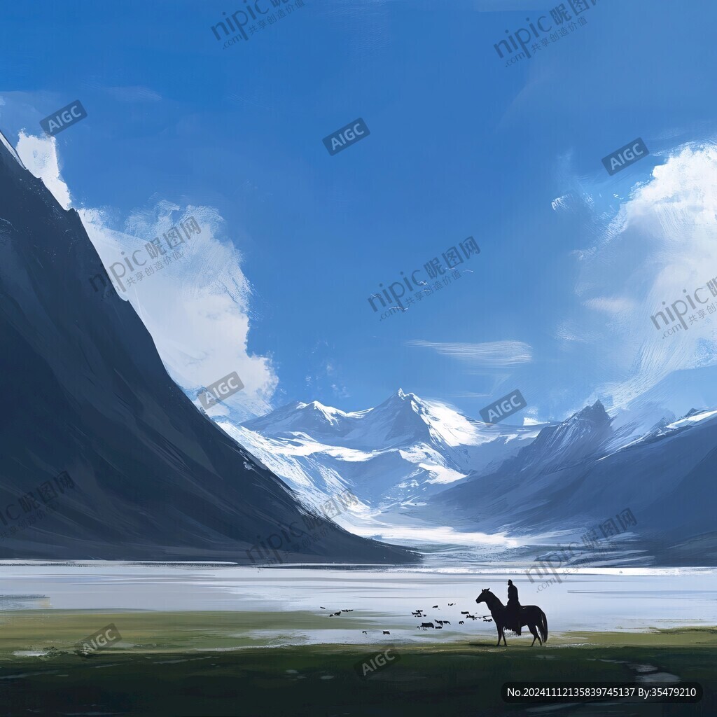 风景厚涂