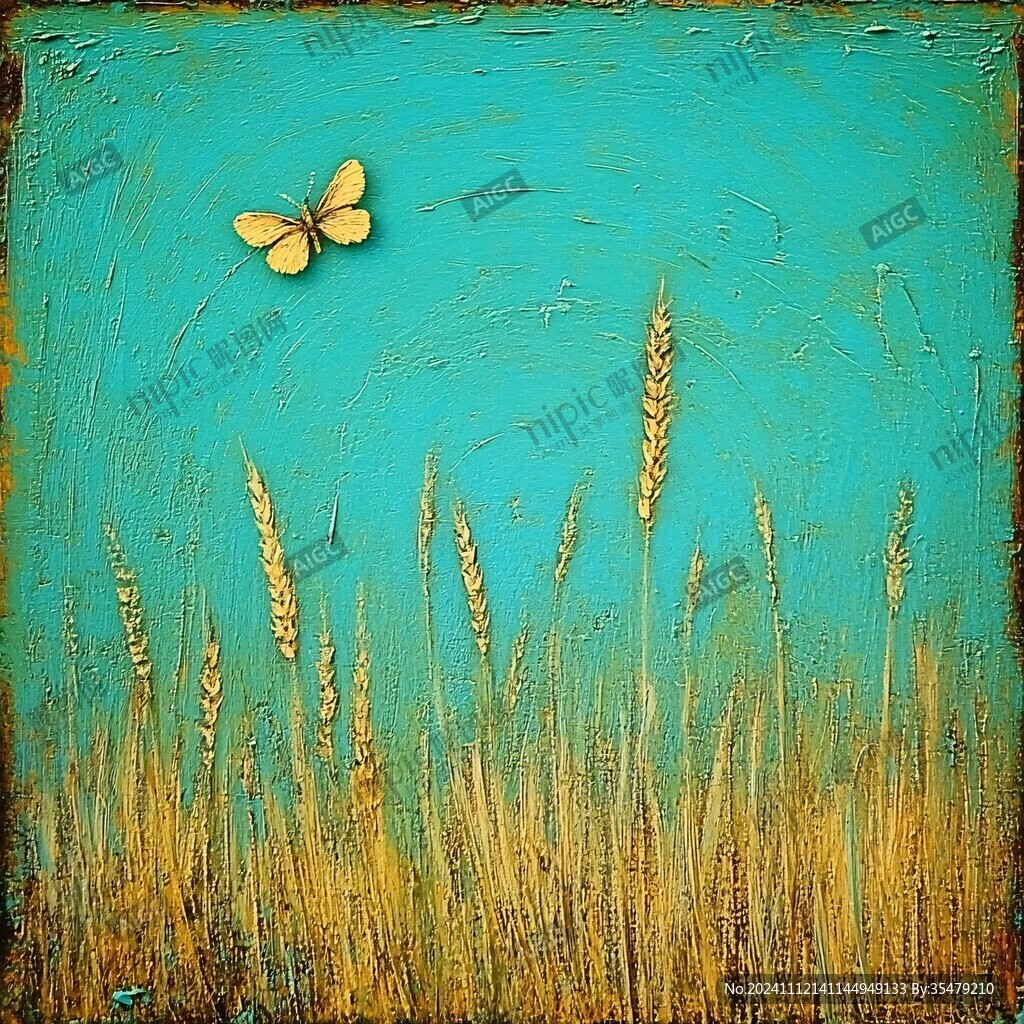 小麦壁画