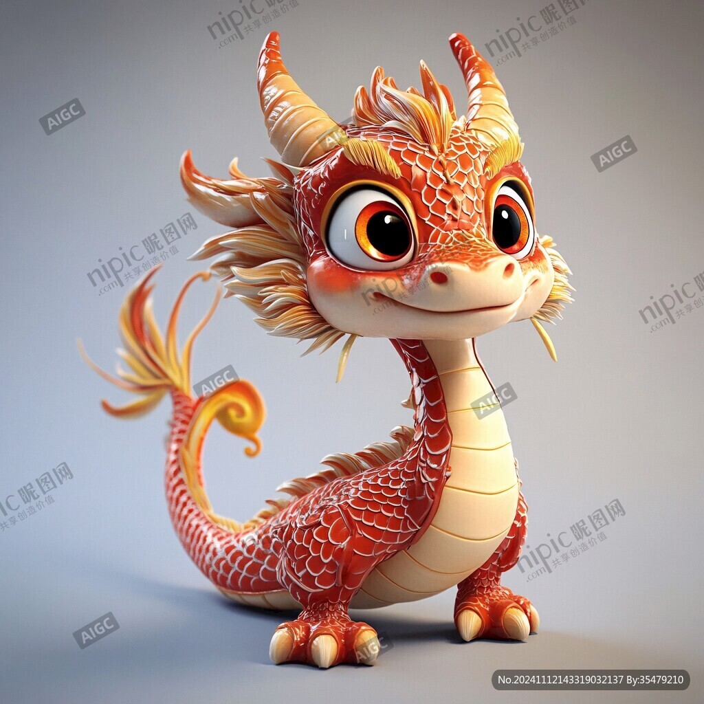 q版龙卡通龙造型