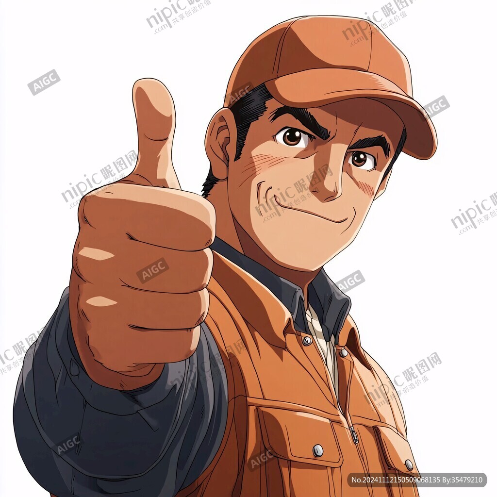 卡通年轻维修师傅头像