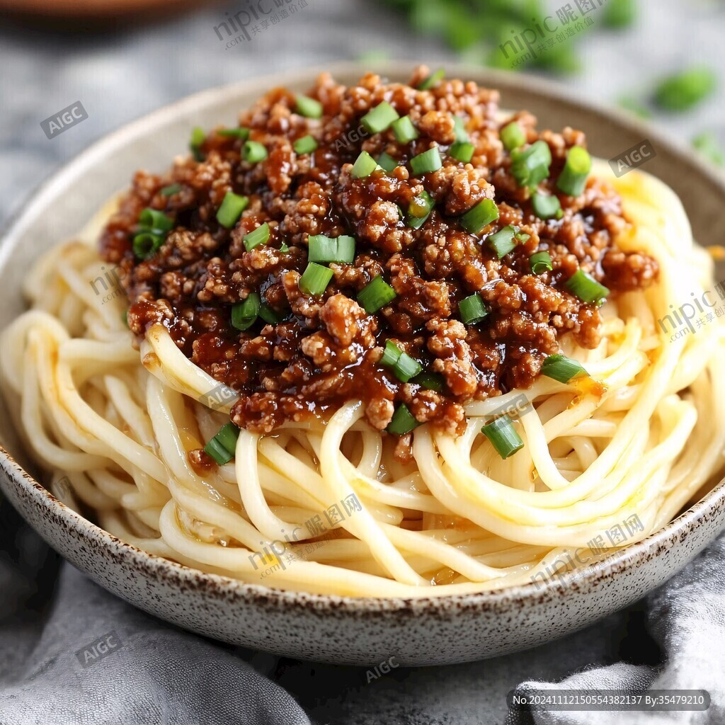 肉酱面手工面干拌面