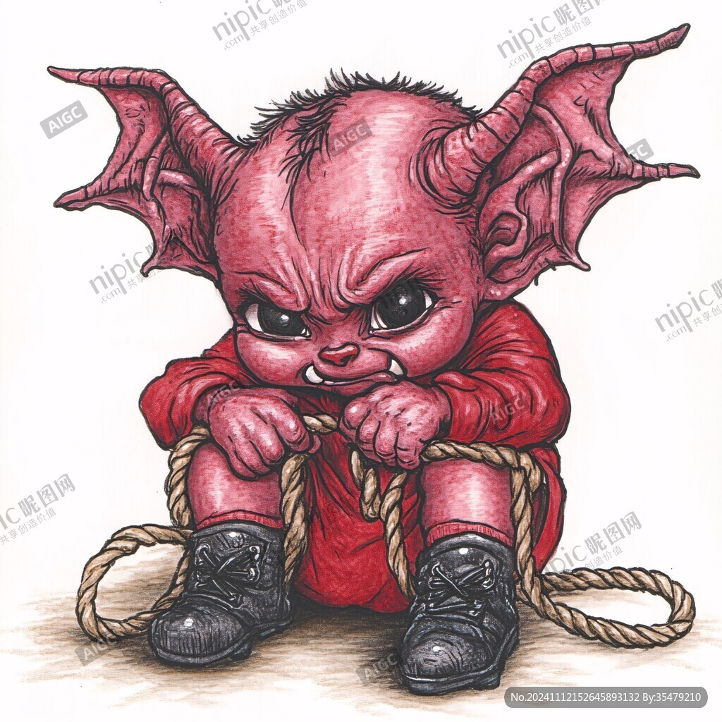 小恶魔插画