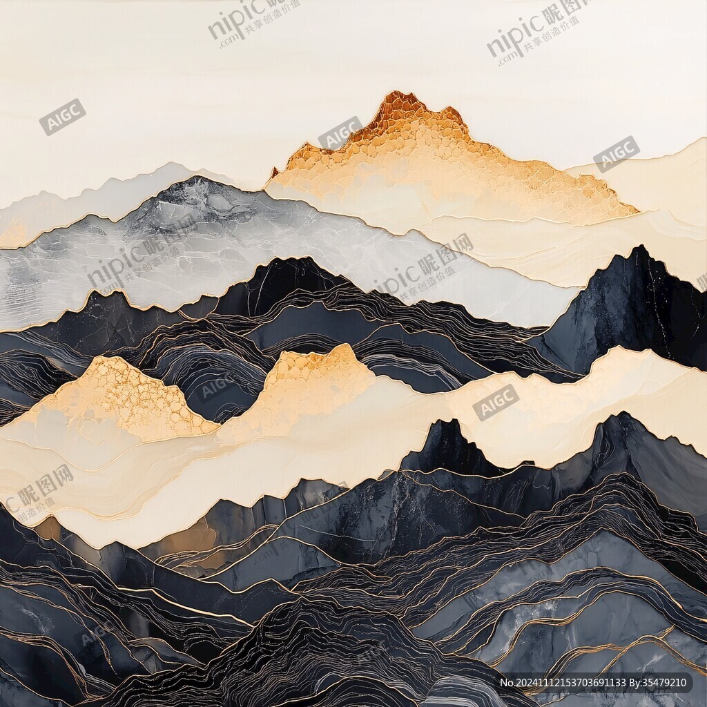新中式金线山脉