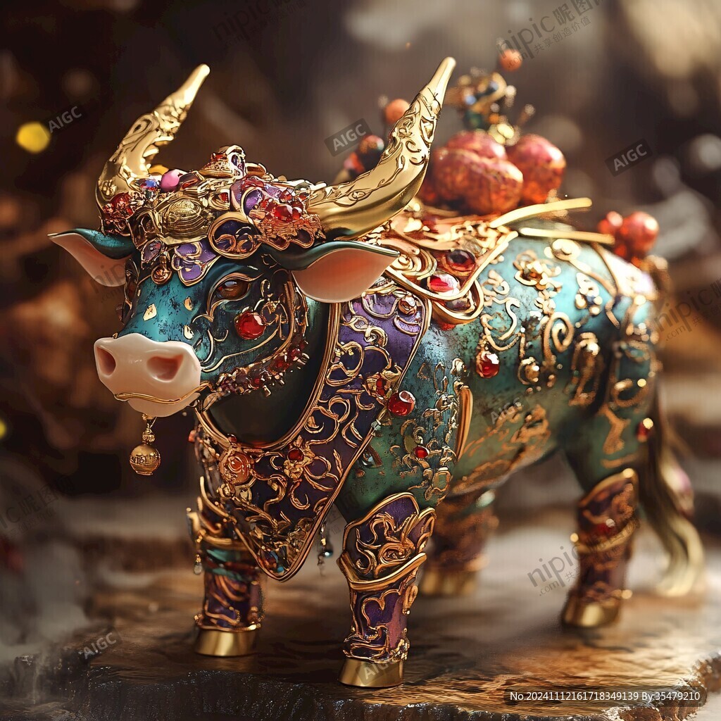 牛年立体工艺品