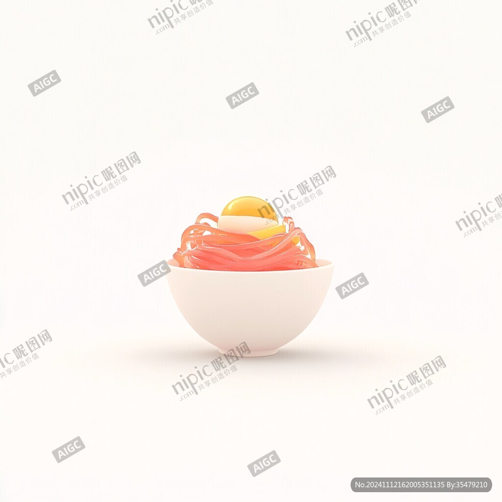 番茄面插画
