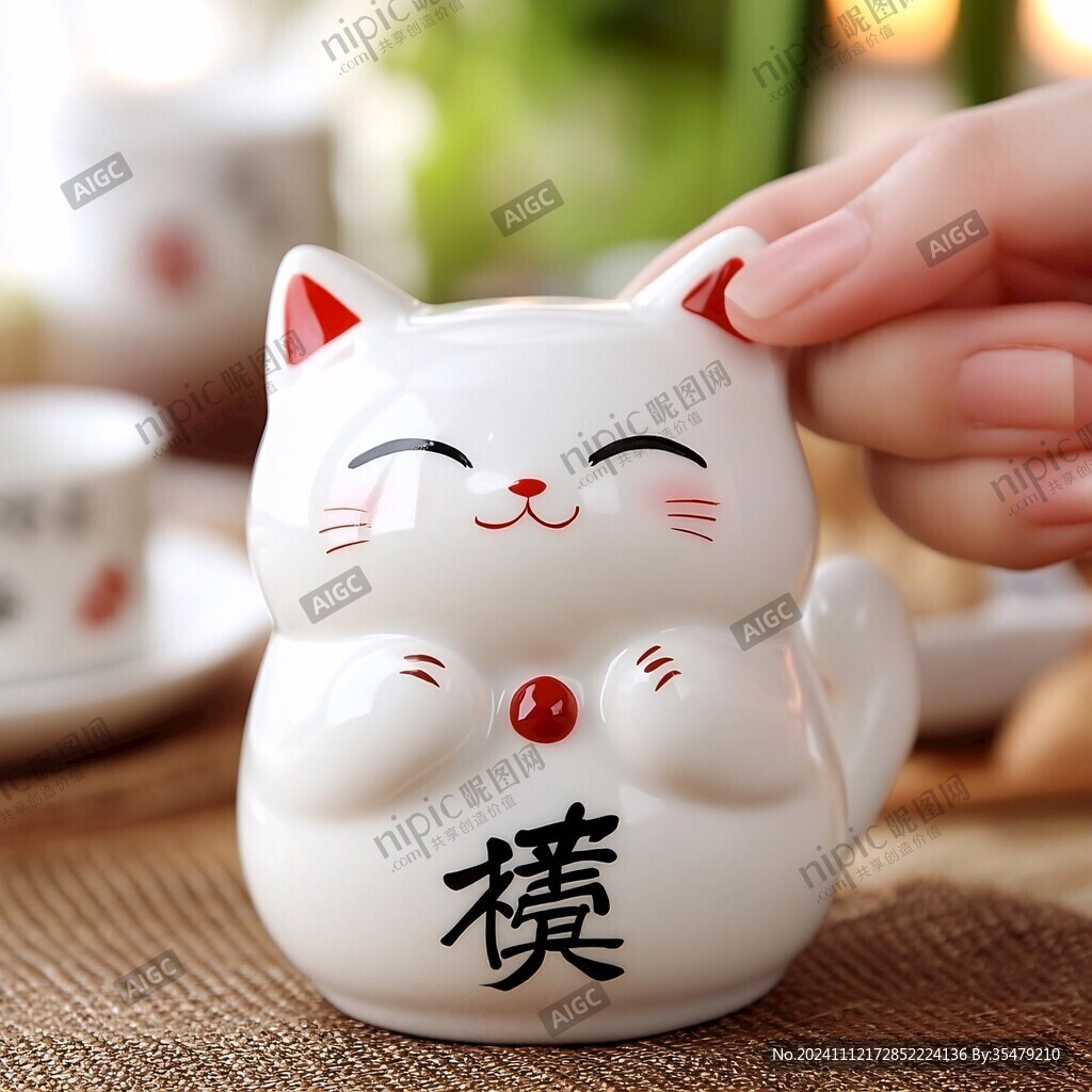 招财猫存钱罐