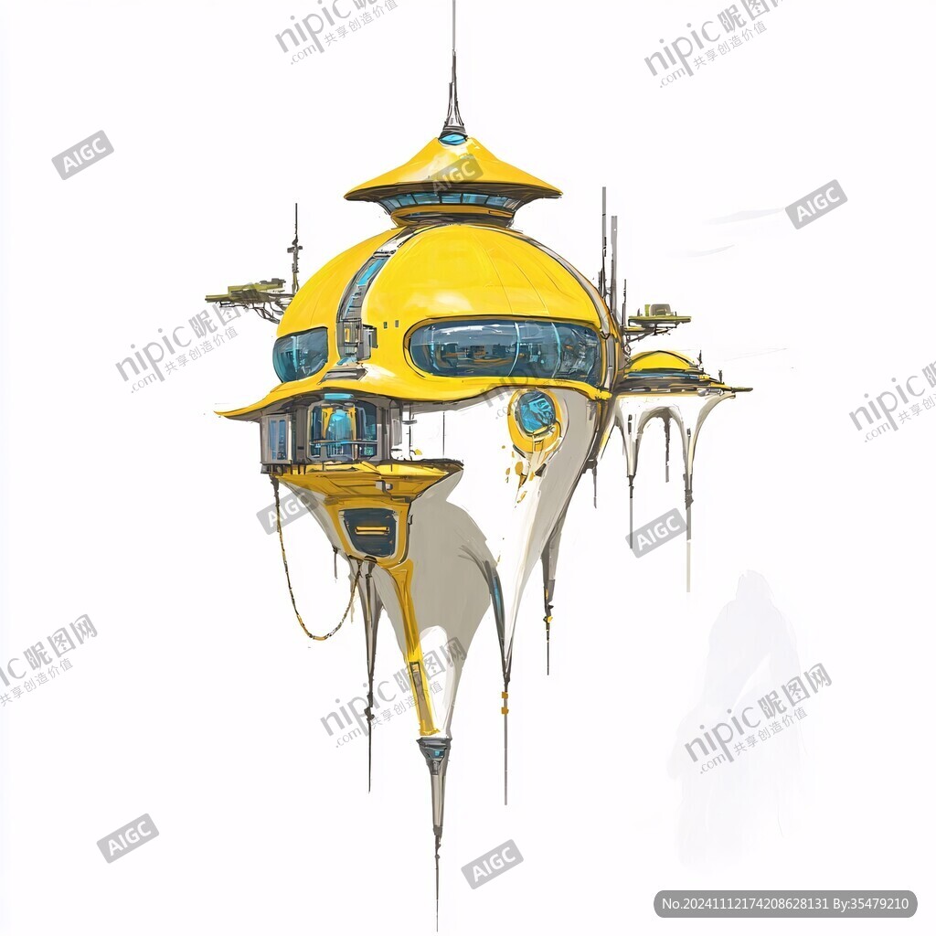 幻想的外星建筑
