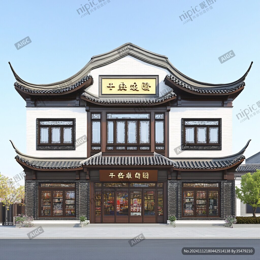 中式店面中式门脸