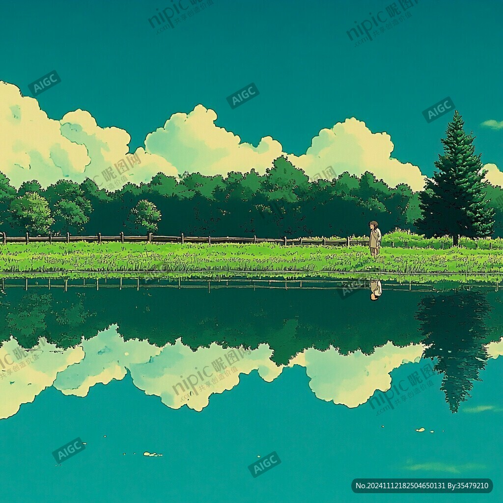 日系风景插画