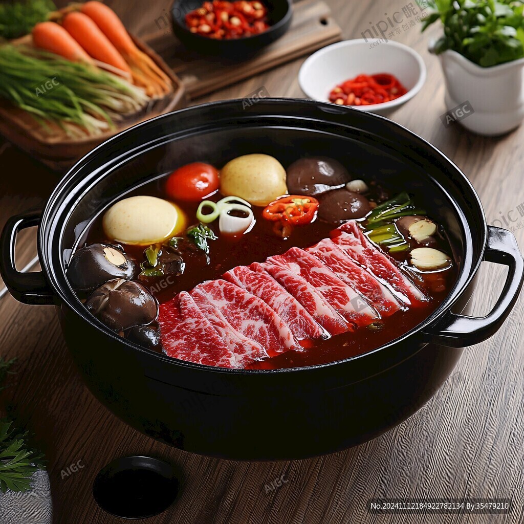 牛肉火锅套餐海鲜火锅