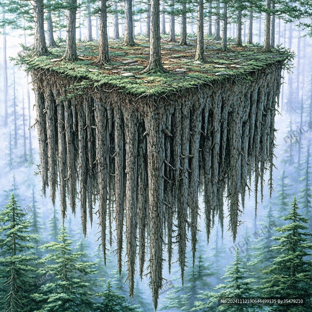 3d森林立体画