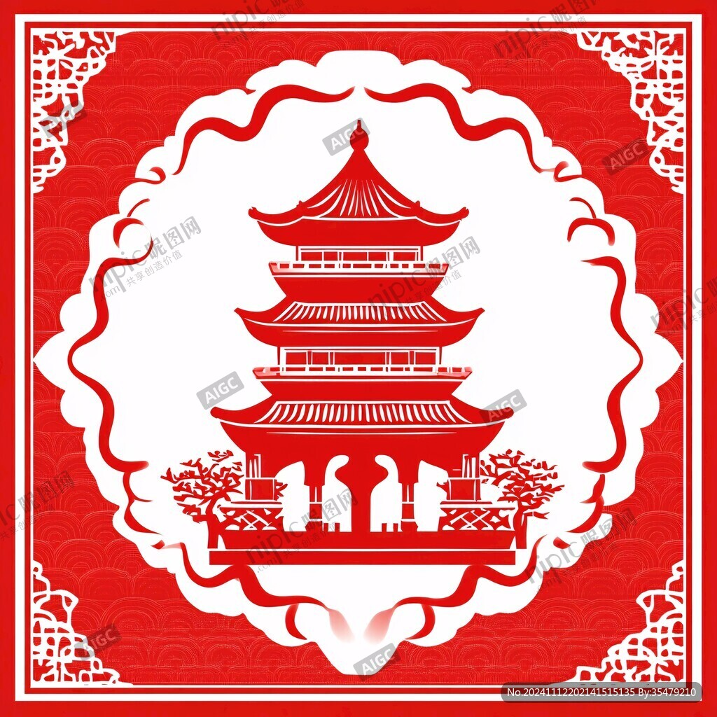 万寿塔插画