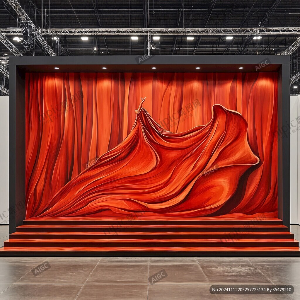 高端艺术背景展览