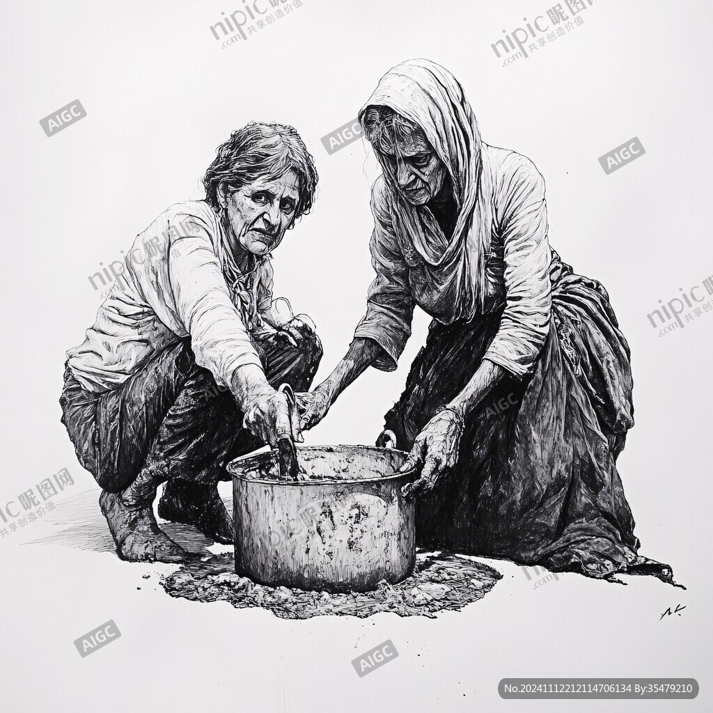 努力工作粮食系列作品