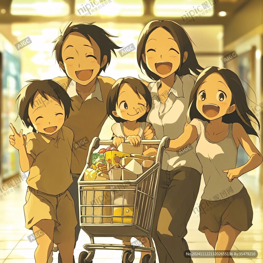 动漫全家福