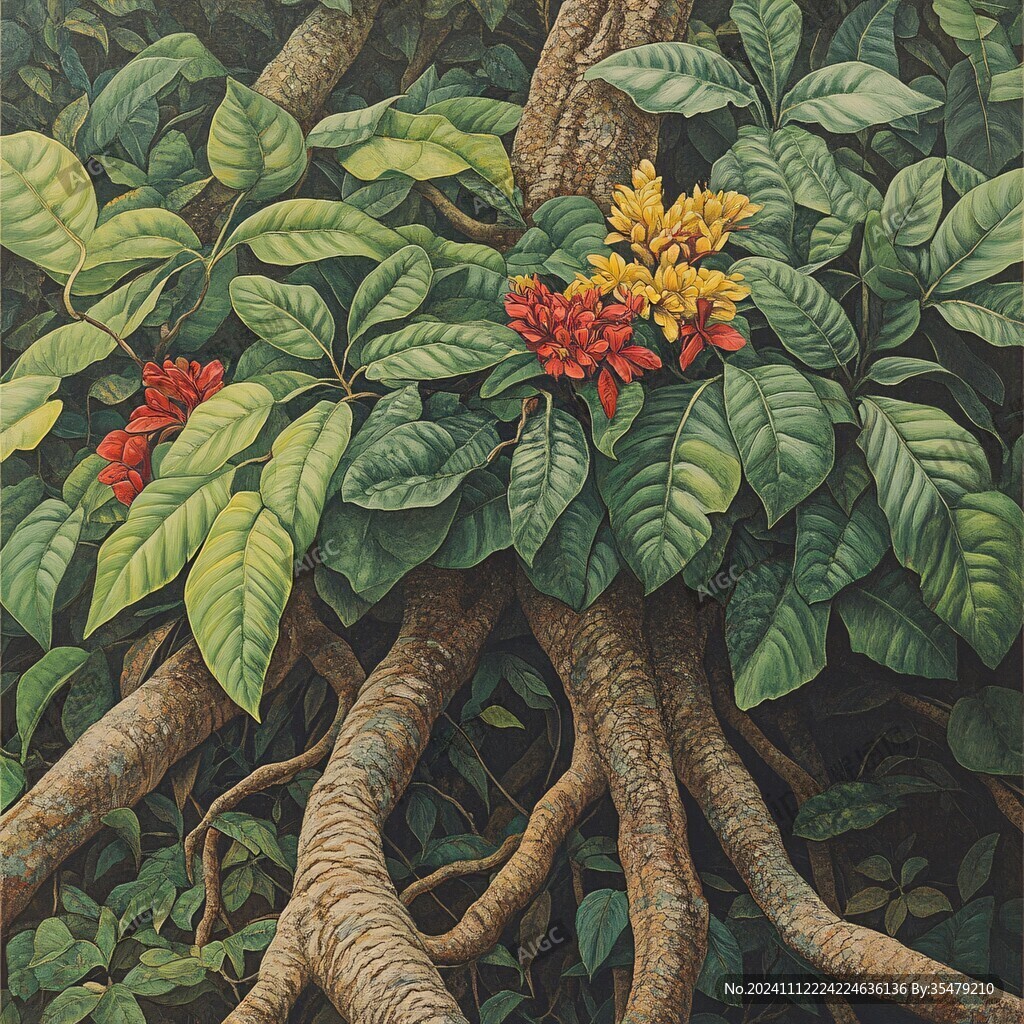 巴戟天插画